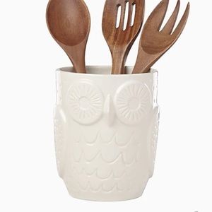 Kate Spade owl utensil holder